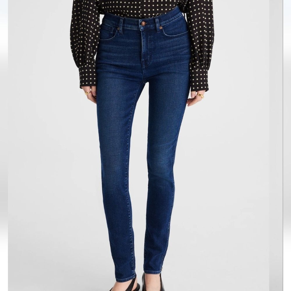 Women's Madewell Size 25 Mid-Rise Stovepipe Jeans